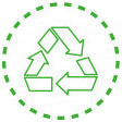 Envases ecológicos y reciclables - Icono